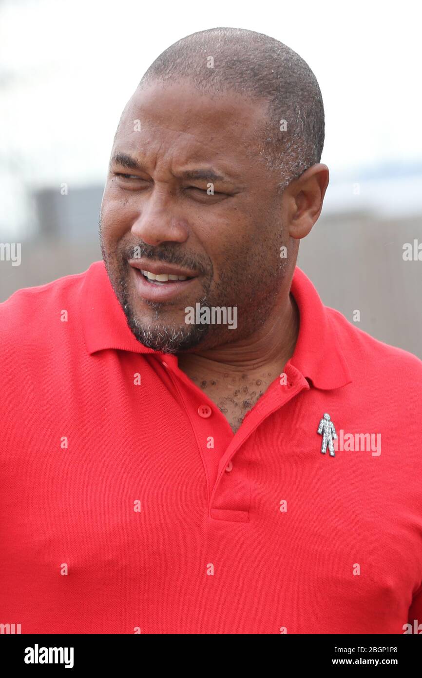 John Barnes (GBR) pensionierter Fußballspieler Stockfoto