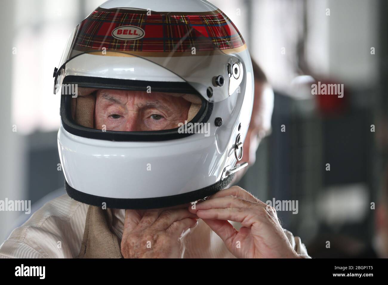 Sir Jackie Stewart OBE (GBR) Rennfahrer Stockfoto