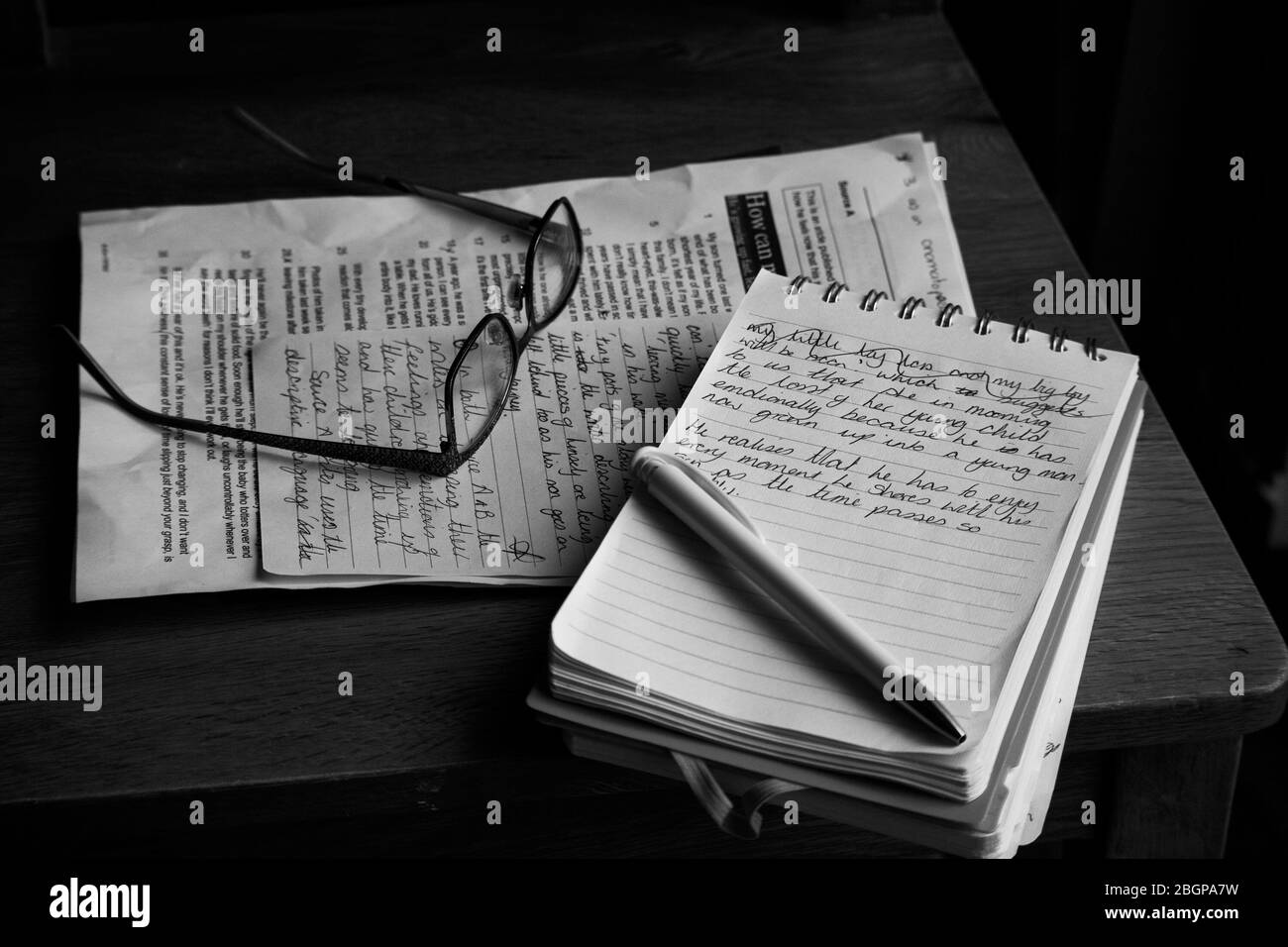 Lernen zu Hause Stockfoto