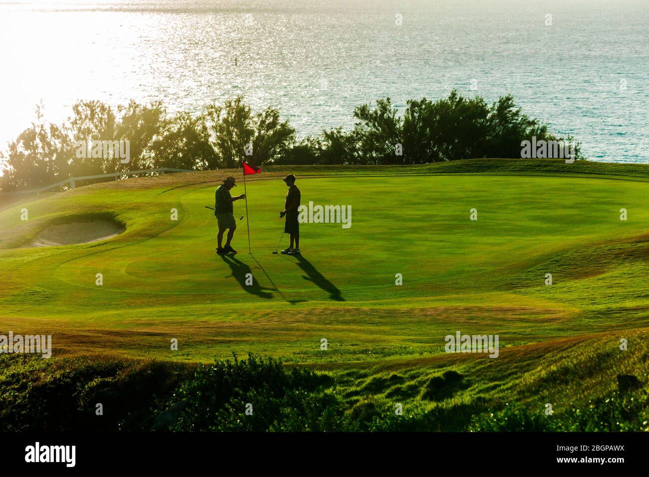 Port Royal Golf Course; Bermuda Stockfoto