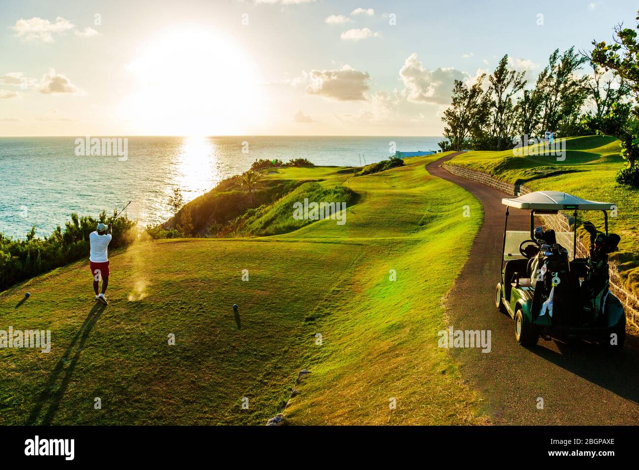 Port Royal Golf Course; Bermuda Stockfoto
