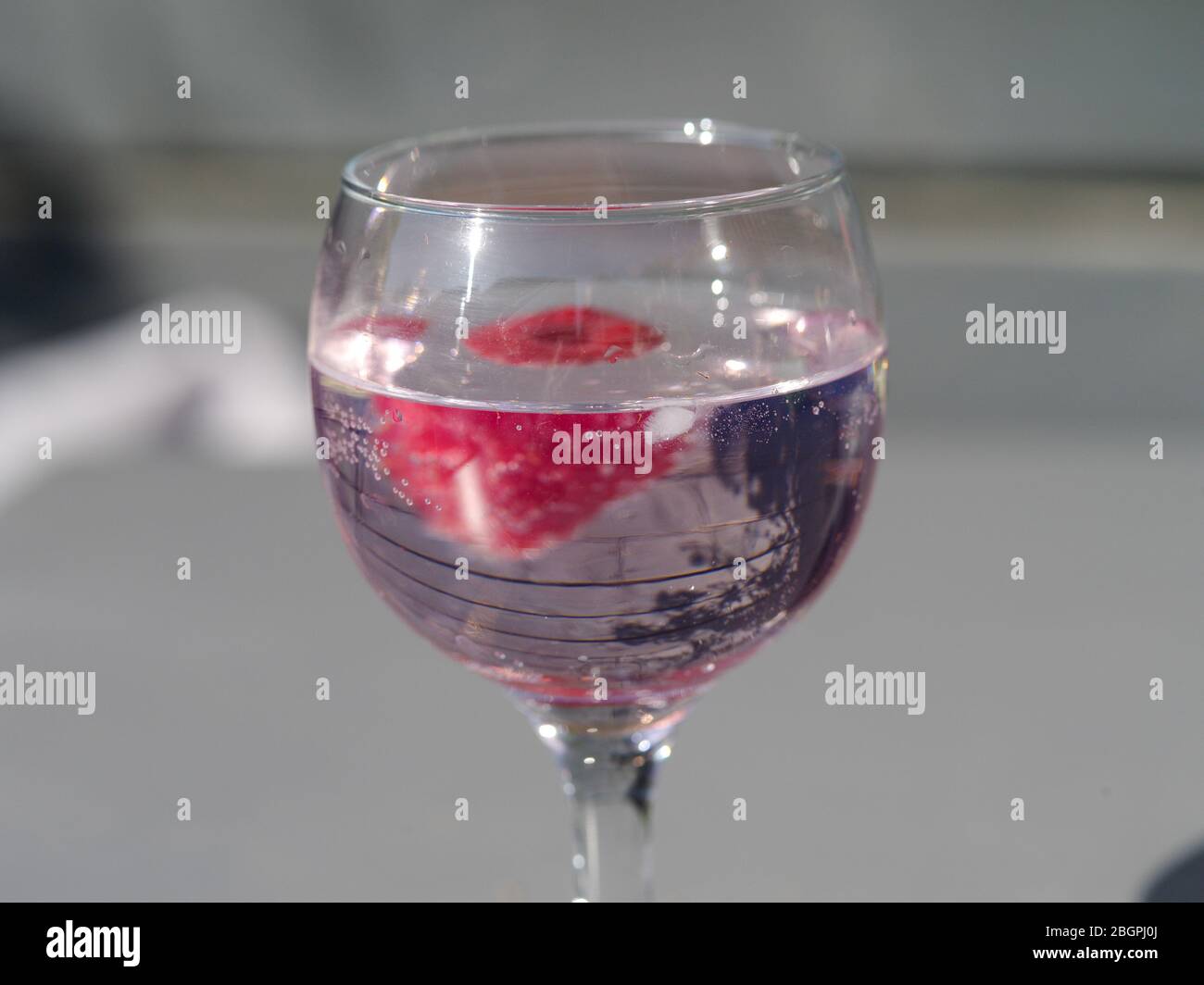 Pink Gin Cocktail Stockfoto