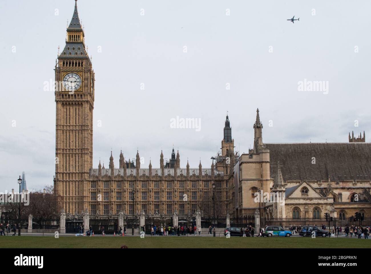 Big Ben Queen Elizabeth Tower Palace of Westminster, City of Westminster, London SW1 Entworfen von Charles W. Barry & Augustus W. N. Pugin Stockfoto