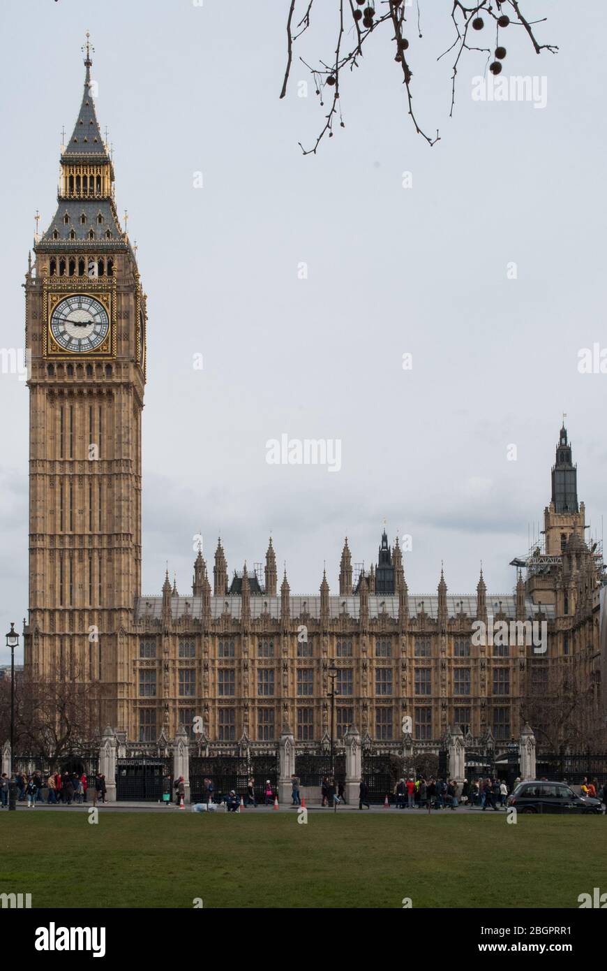 Big Ben Queen Elizabeth Tower Palace of Westminster, City of Westminster, London SW1 Entworfen von Charles W. Barry & Augustus W. N. Pugin Stockfoto