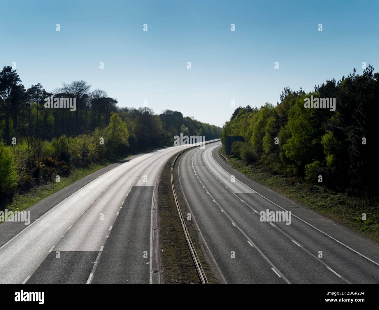 Großbritannien, England, Autobahn M25 C19 Stockfoto