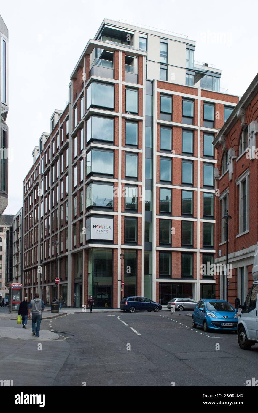 Red Brick Howick Place Francis Street, London, SW1 Stockfoto