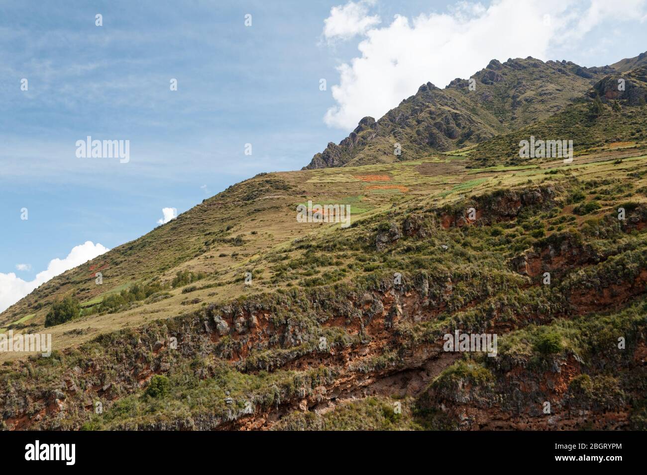 Archäologische Stätte in Pisac, Peru Stockfoto