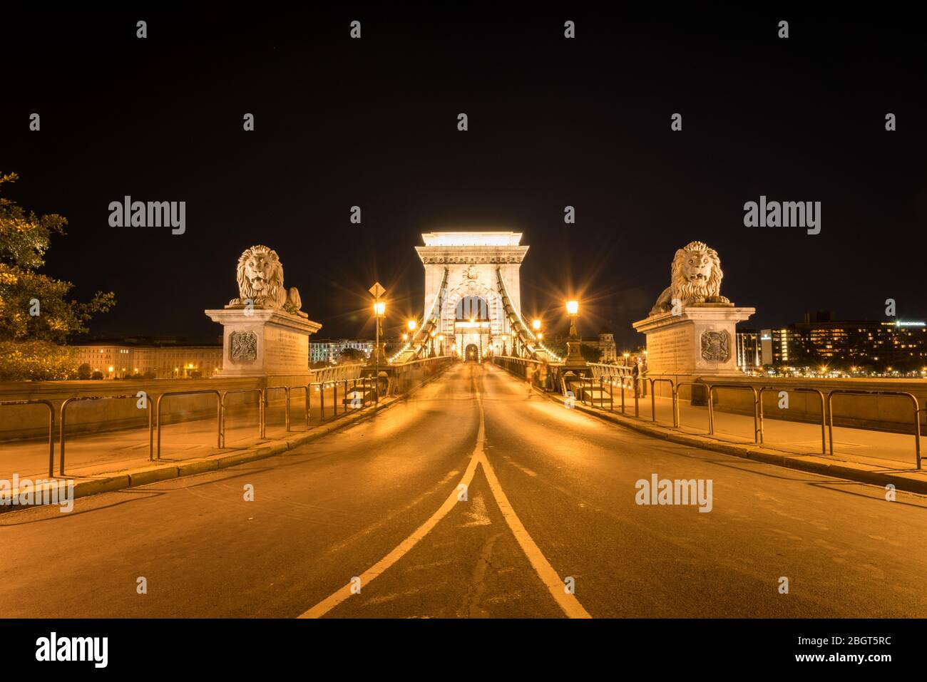 Eine leere Brücke Stockfoto