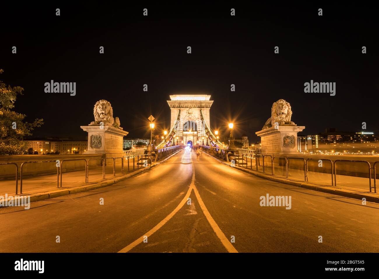 Eine leere Brücke Stockfoto