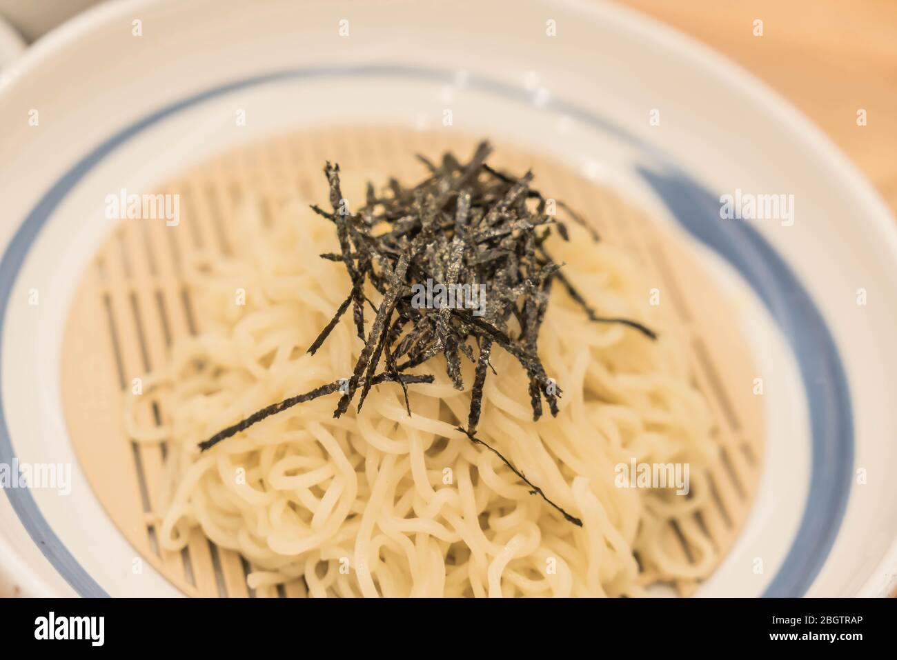 Kalte Ramen-Nudel - Japanisches Essen Stockfoto
