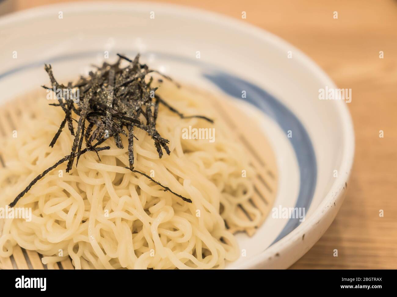 Kalte Ramen-Nudel - Japanisches Essen Stockfoto