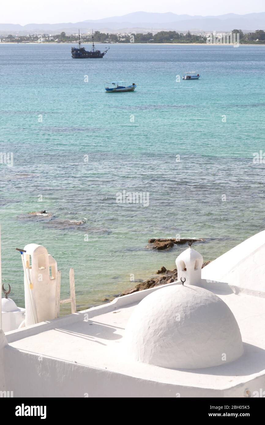 Moschee in Hammamet Stockfoto