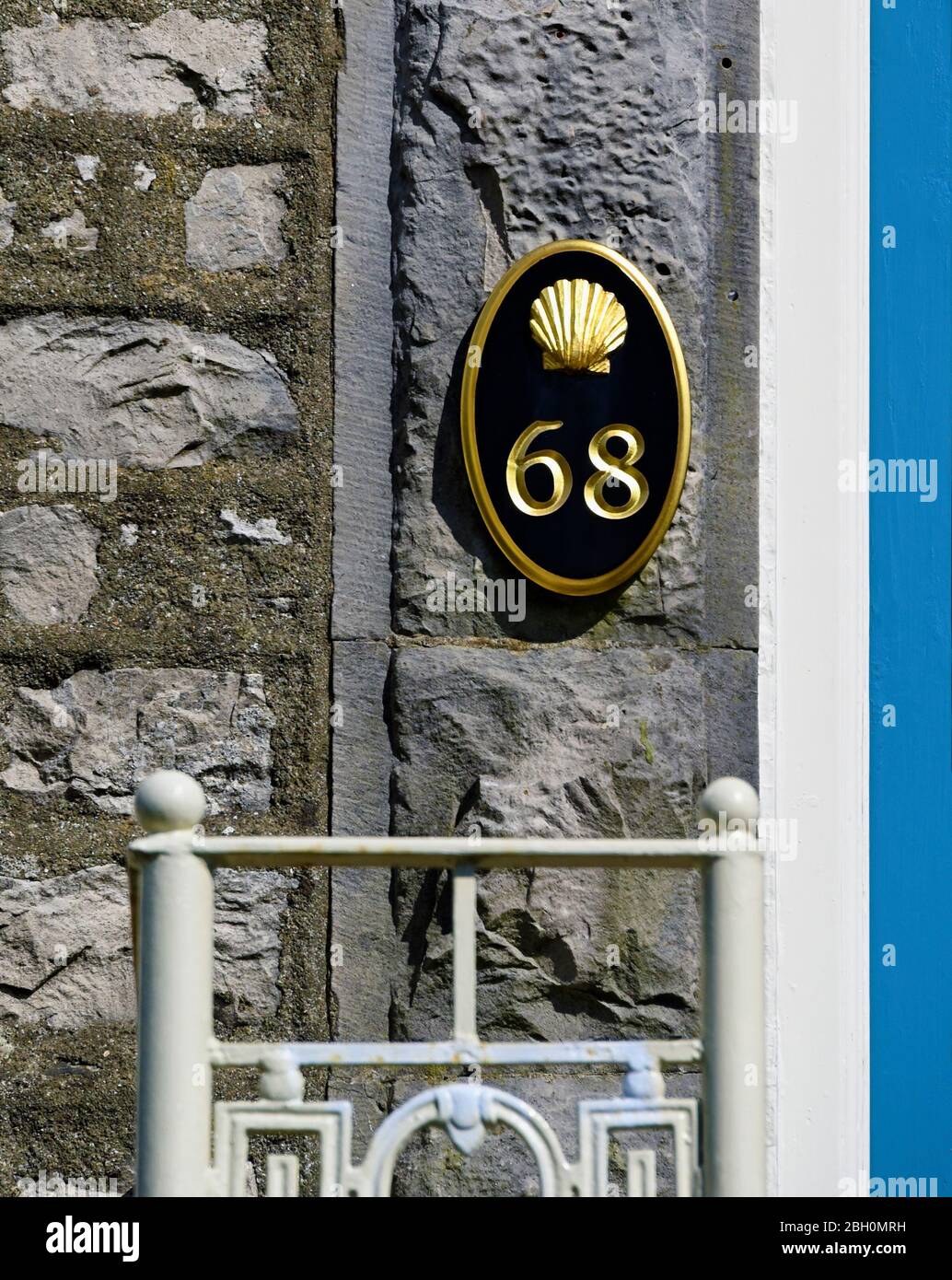 Hausnummer 68, Greenside, Kendal, Cumbria, England, Vereinigtes Königreich, Europa. Stockfoto