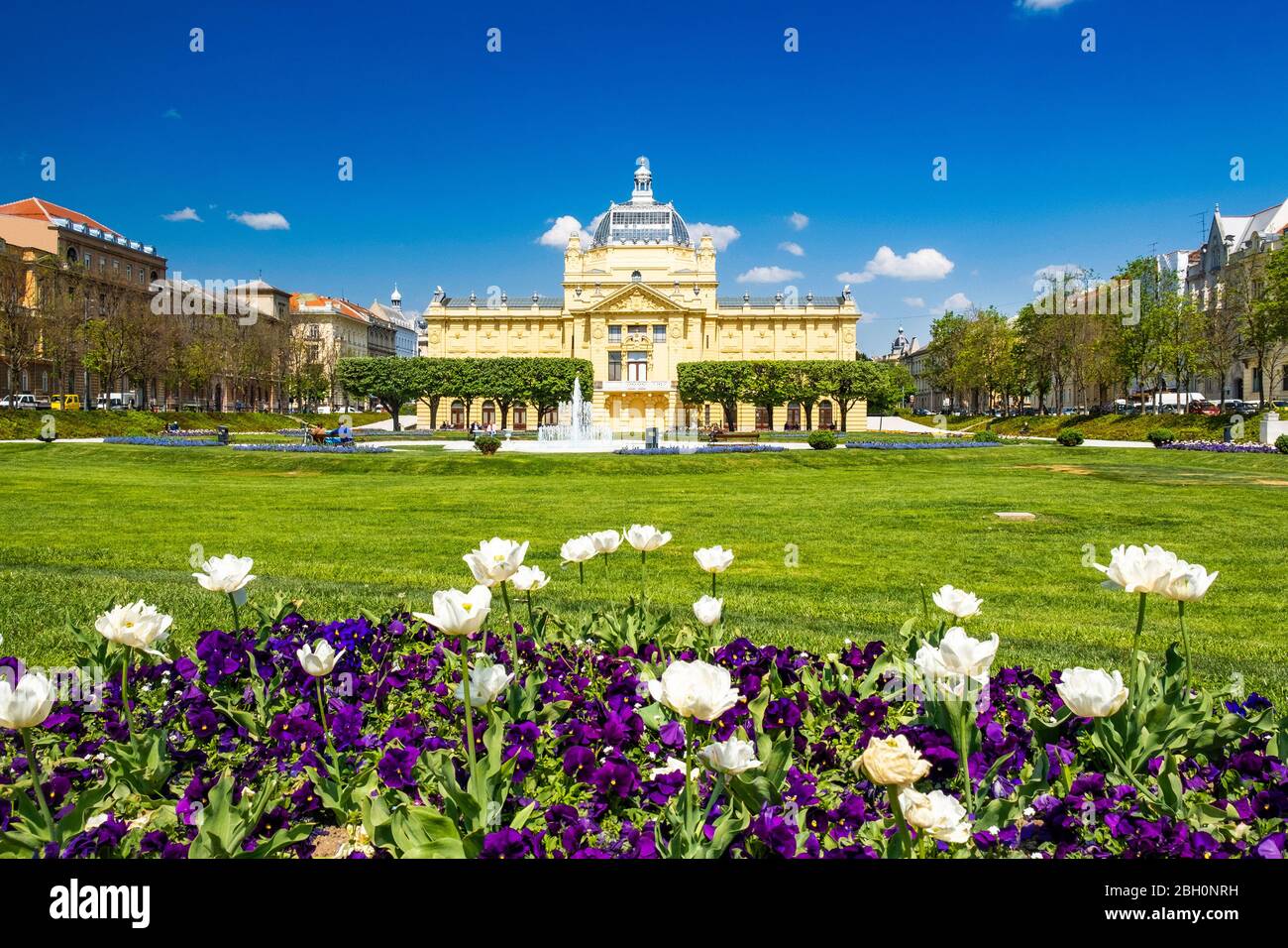 Zagreb, Hauptstadt von Kroatien, König Tomislav Platz