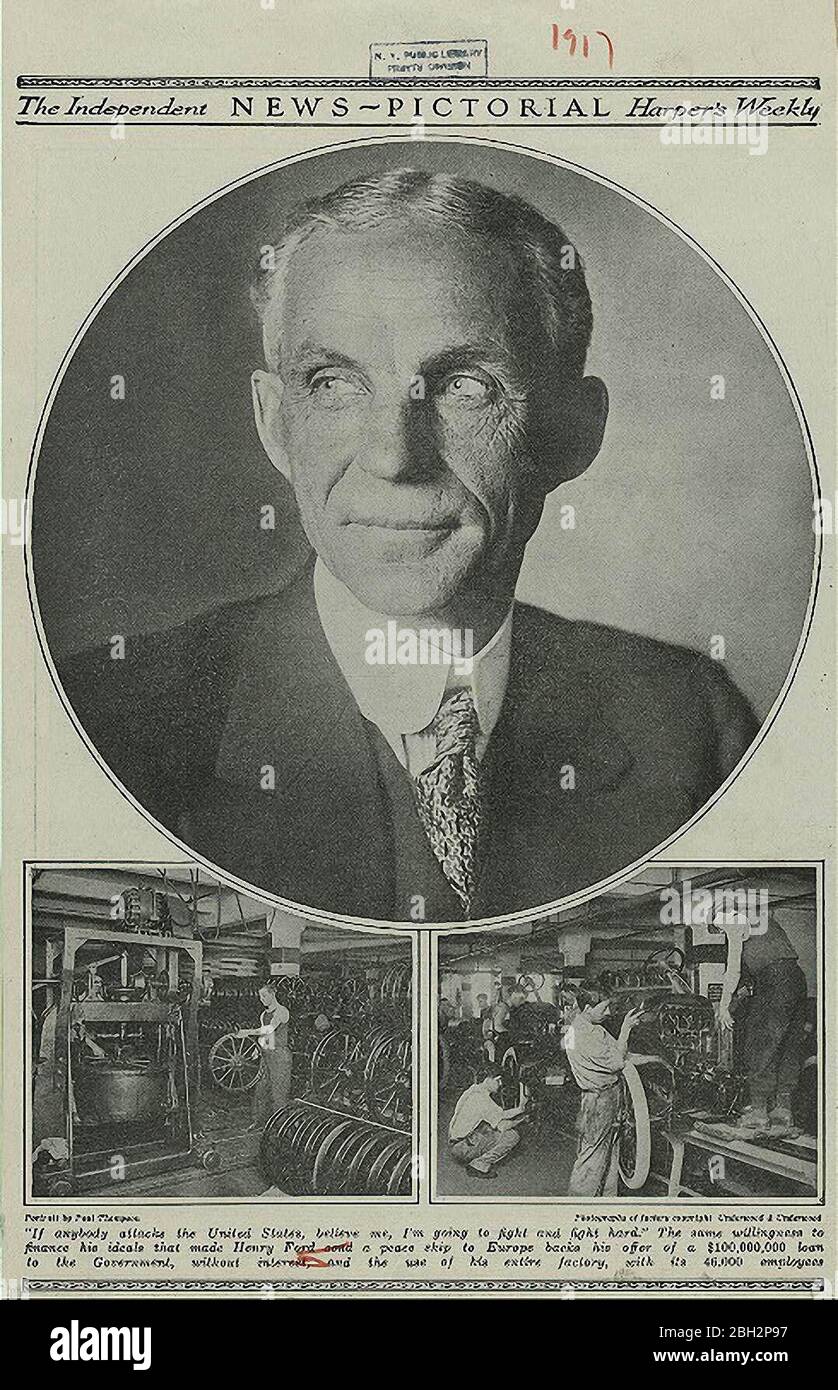 Henry Ford. Stockfoto