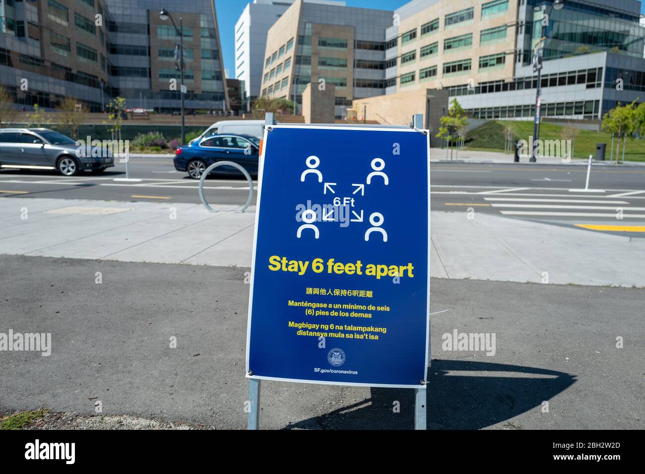 Viking Signs Schild 'Social Distancing Measures' – Für Geschäfte & Einzelhandel – Aus Stabilem 3-mm-Kunststoff