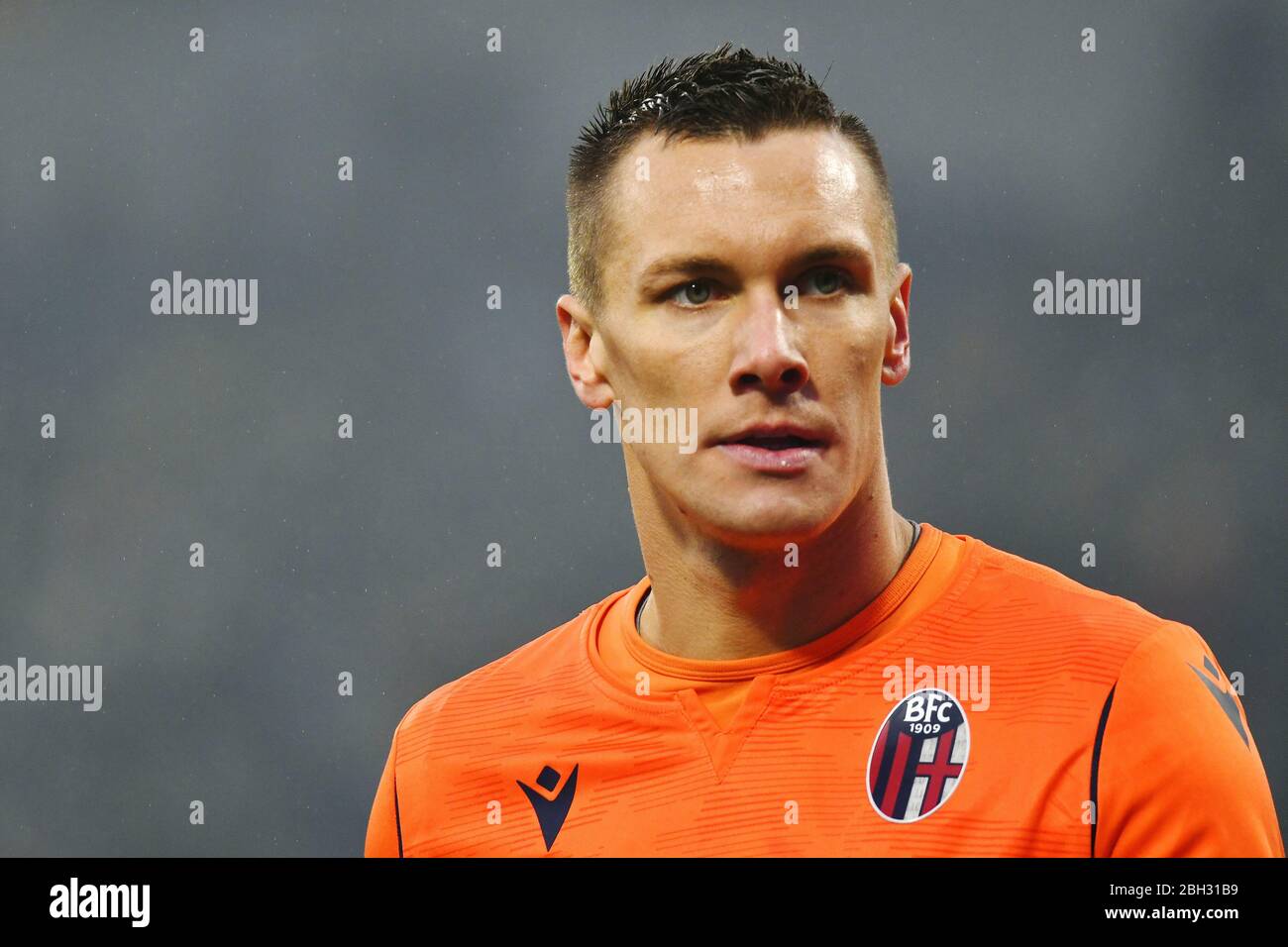 lucasz skorupski (bologna) während der italienischen Serie A Fußballsaison 2019/20, italienisches Serie A Fußballspiel in italien, Italien, Januar 01 2020 Stockfoto