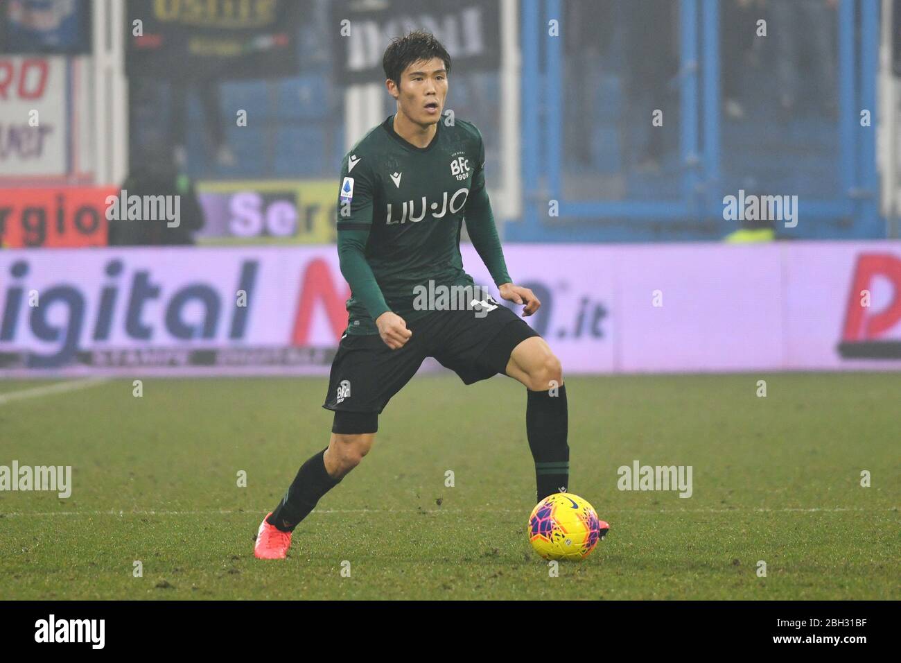 Takheiro tomiyasu (bologna) während der italienischen Serie A Fußballsaison 2019/20, italienische Serie A Fußballspiel in italien, Italien, Januar 01 2020 Stockfoto