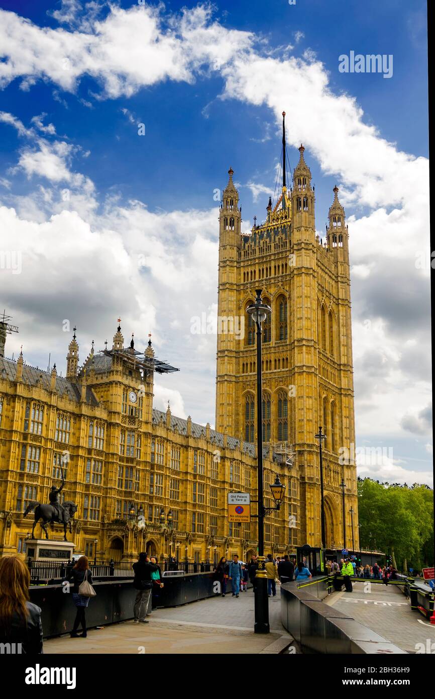 Parliament House London England Vereinigtes Königreich Hauptstadt Themse UK Europa EU Stockfoto