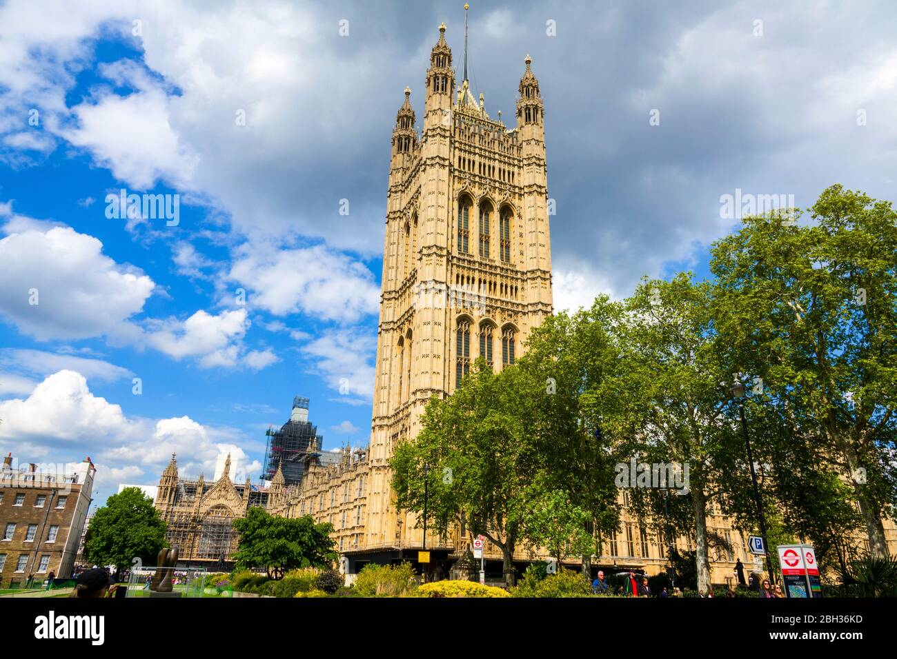 Parliament House London England Vereinigtes Königreich Hauptstadt Themse UK Europa EU Stockfoto