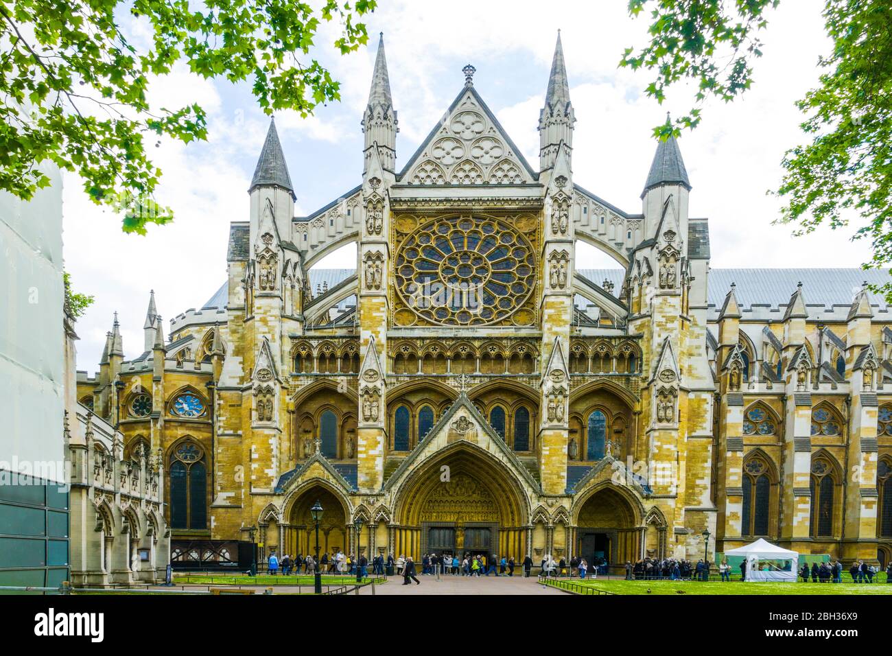 Westminster Abbey London England Vereinigtes Königreich Hauptstadt Themse UK Europa EU Stockfoto