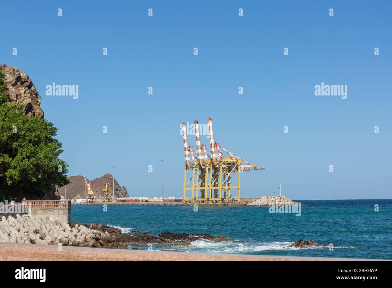 Als Sultan Qaboos Hafen Stockfoto