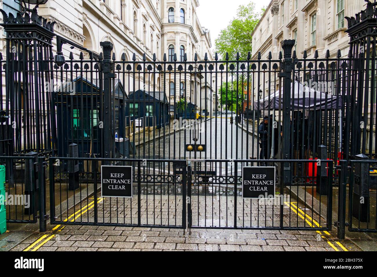 10 Downing Street London England Großbritannien Hauptstadt Themse Großbritannien Europa EU Stockfoto