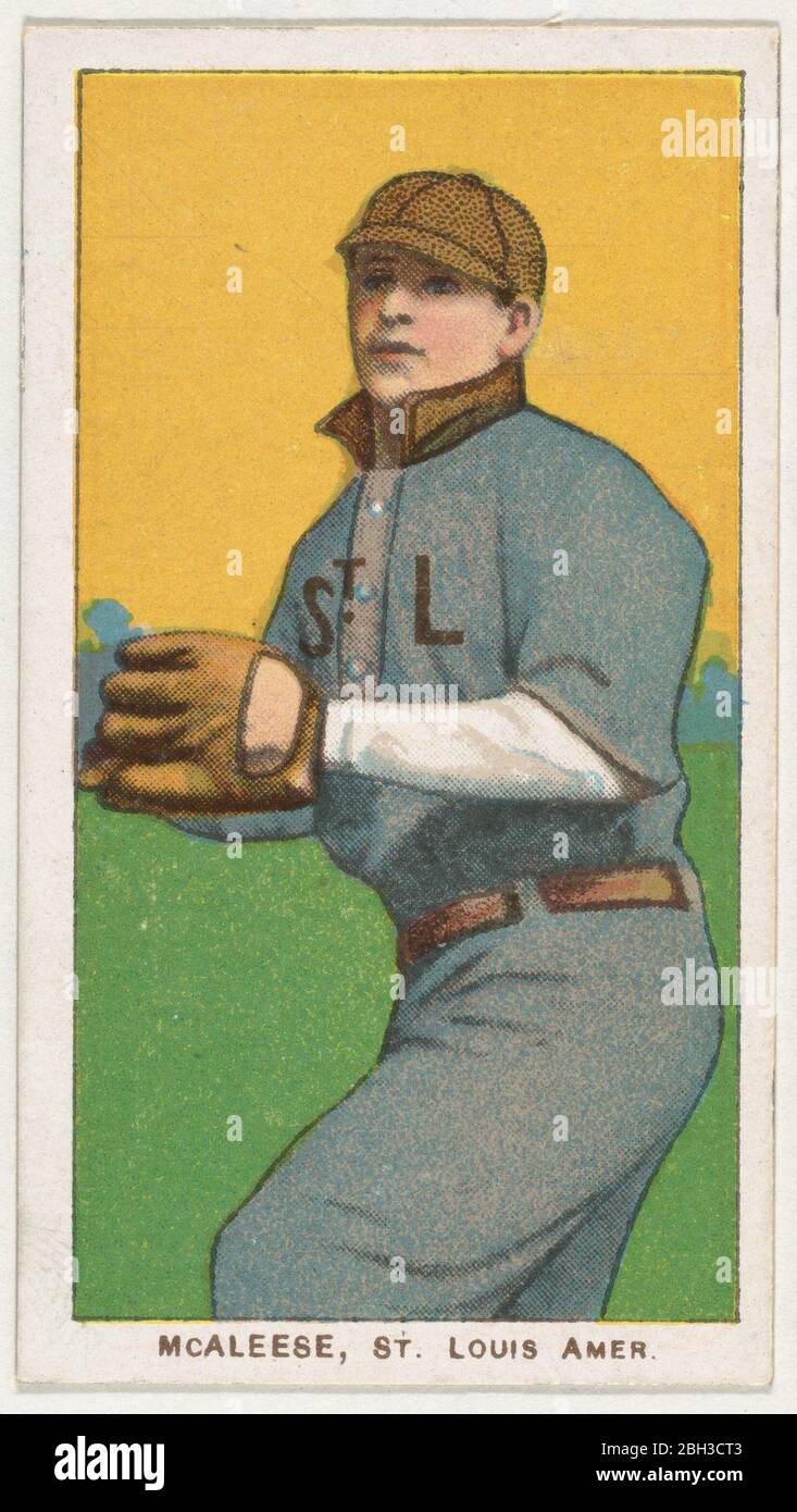 McAleese, St. Louis, American League, aus der White Border Serie (T206) für die American Tobacco Company, 1909-11. Stockfoto