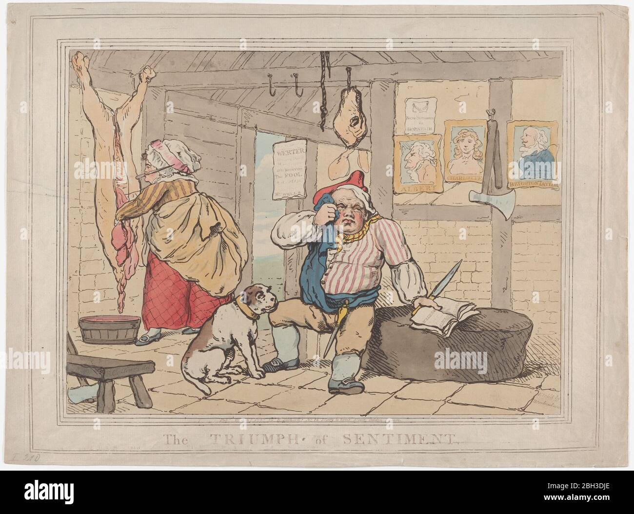 Der Triumph der Stimmung, 15. Januar 1787. Stockfoto