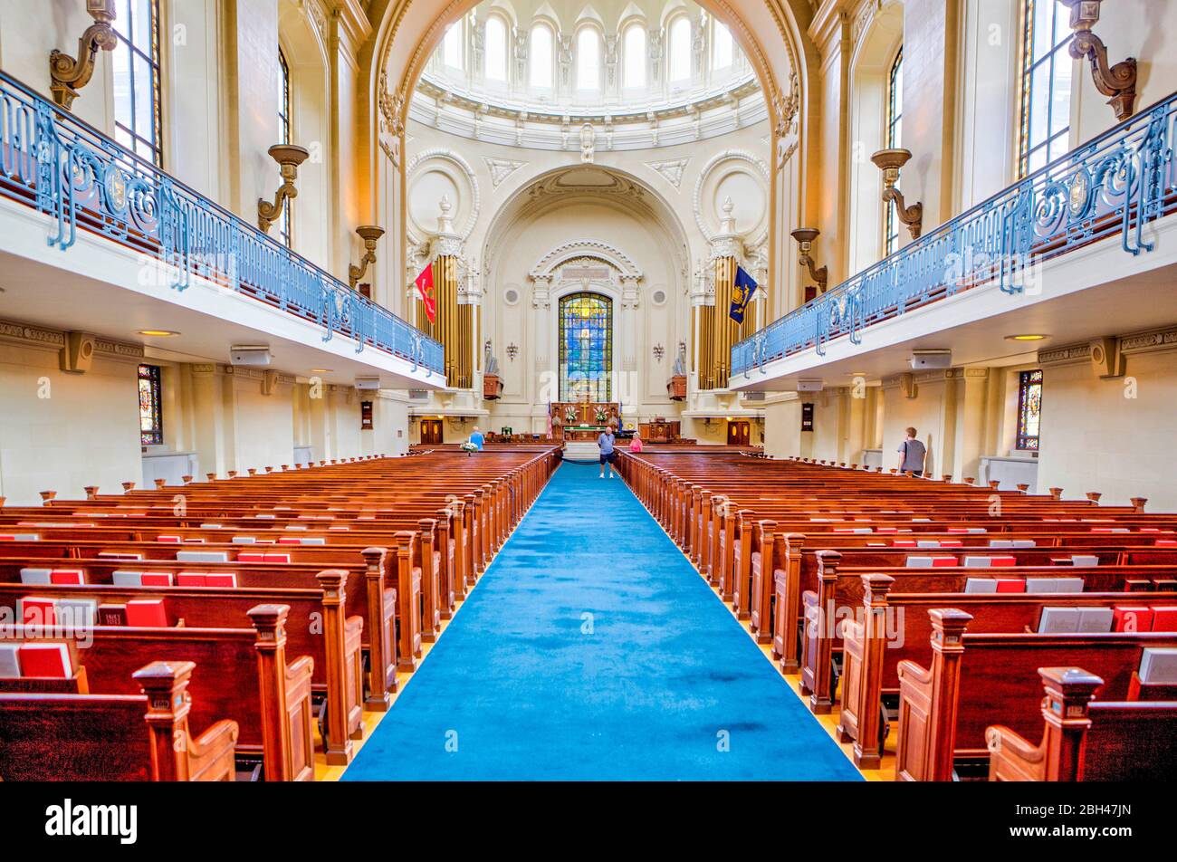 Anapolis Rathaus Annapolis, Maryland, USA. August 2019. Die United States Naval Academy ...