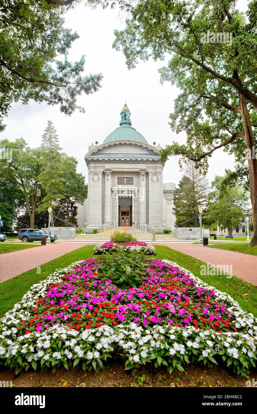Anapolis Rathaus Annapolis, Maryland, USA. August 2019. Die United States Naval Academy ...