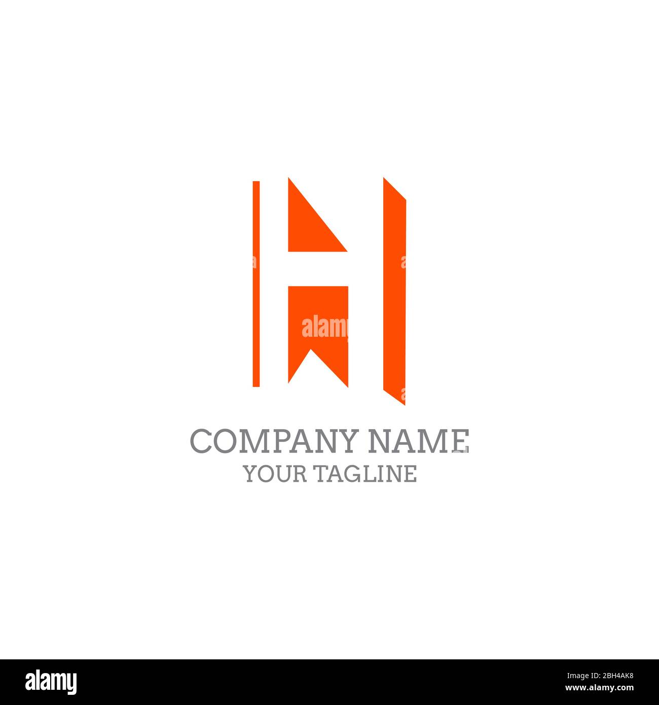 Buchstabe H logo Icon Design template Elemente Stock Vektor