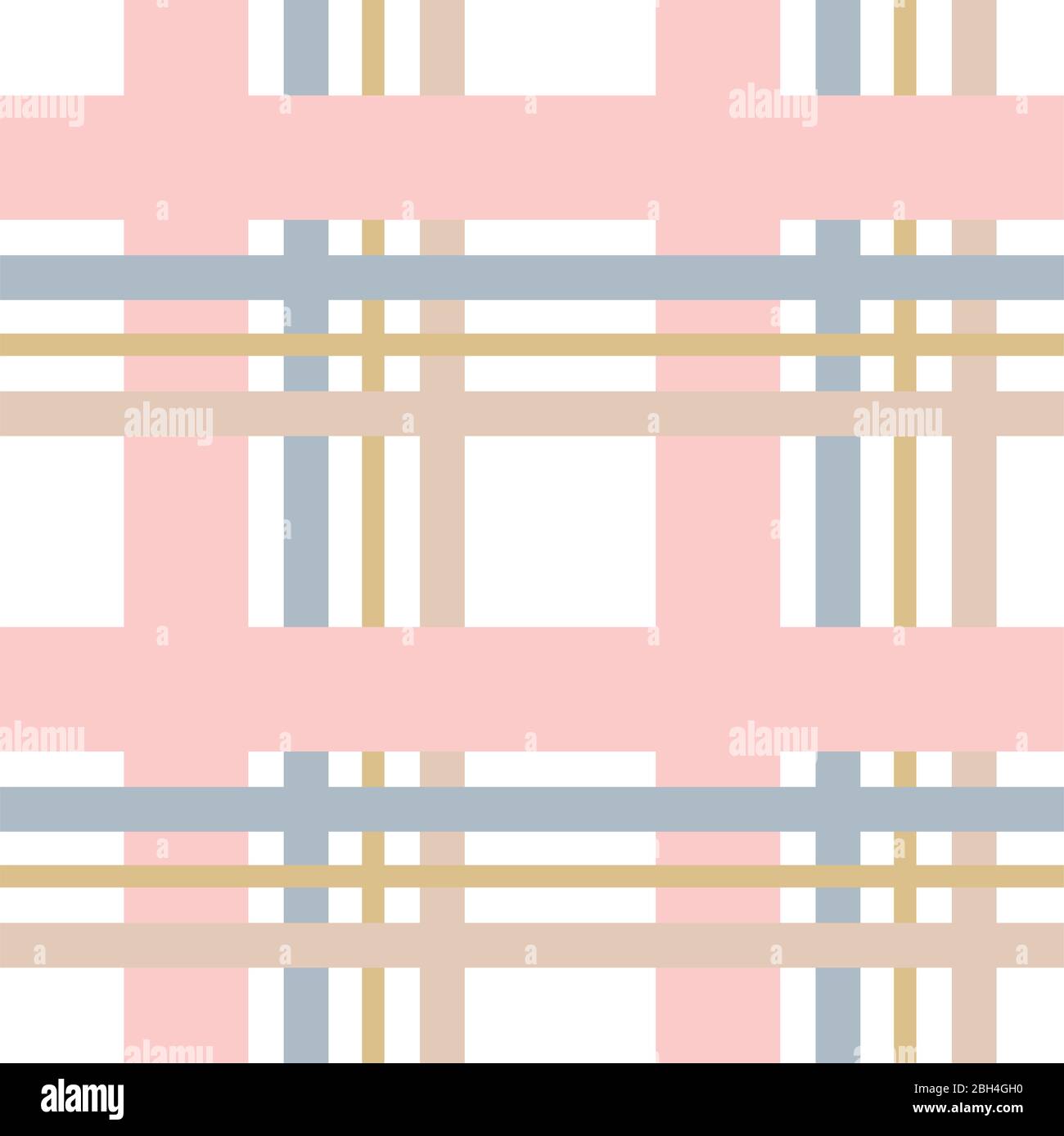 Vektor-Streifen nahtloses Muster. Horizontale und vertikale Streifen. Monochromer Hintergrund. Geschenkpapier. Print für Innenarchitektur und Stoff. Stock Vektor