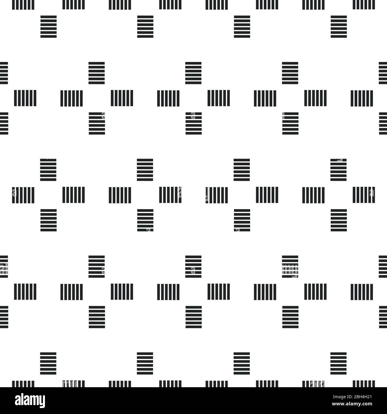 Abstraktes geometrisches Vektor-nahtloses Muster mit Rechtecken. Monochromer Hintergrund. Geschenkpapier. Print für Innenarchitektur und Stoff. Kinder bunt Stock Vektor