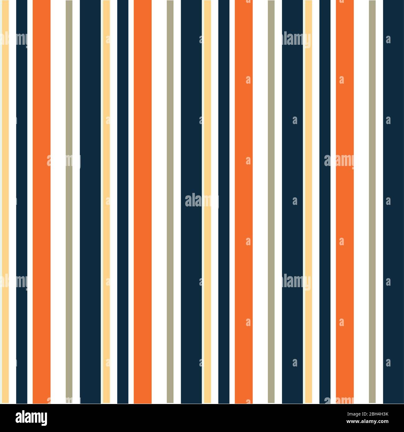 Abstrakt Vektor gestreift nahtloses Muster mit farbigen Streifen. Farbenfrohe Pastelltöne Stock Vektor