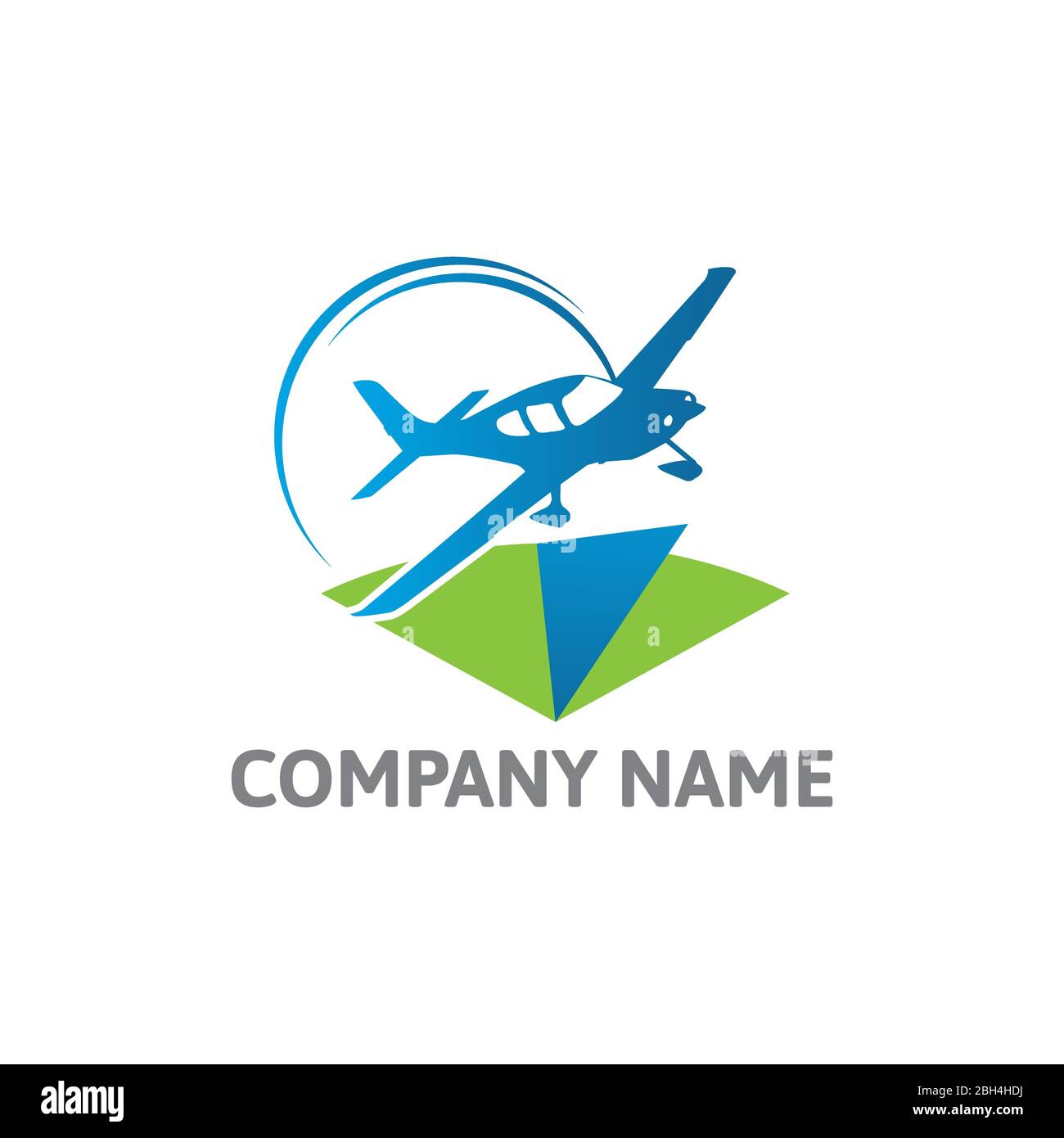 Reise-Logo. Flugzeug. Symbol. vektor-Illustration. Minimalistisch Stock Vektor