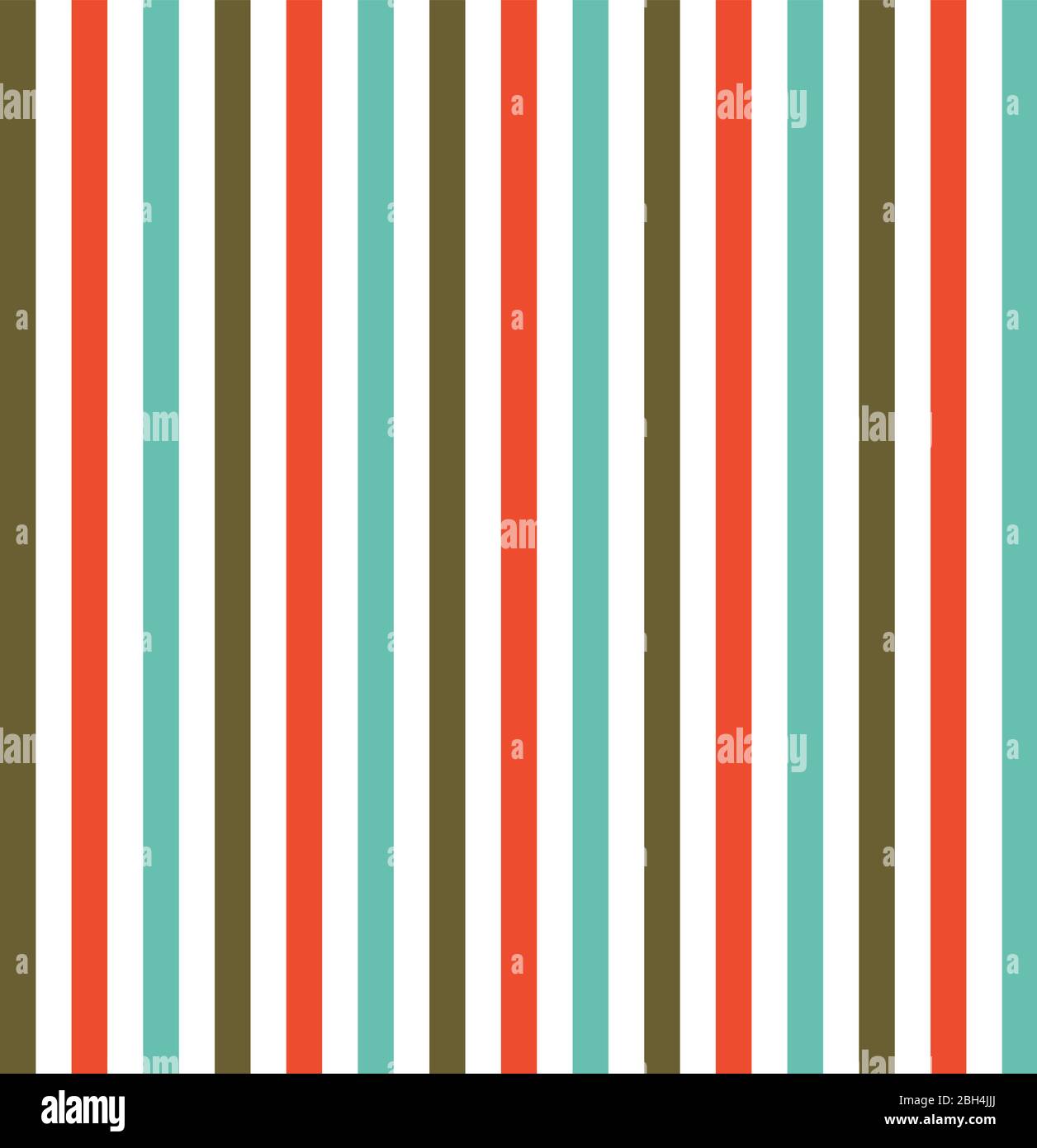 Abstraktes geometrisches Vektor-nahtloses Muster. Vertikale Streifen. Monochromer Hintergrund. Geschenkpapier. Print für Innenarchitektur und Stoff. Kinder Backgr Stock Vektor