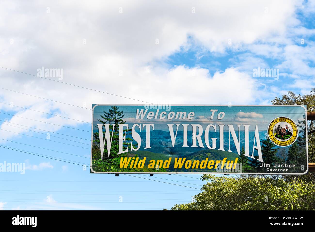 west virginia sign Fotos und Bildmaterial in hoher Auflösung