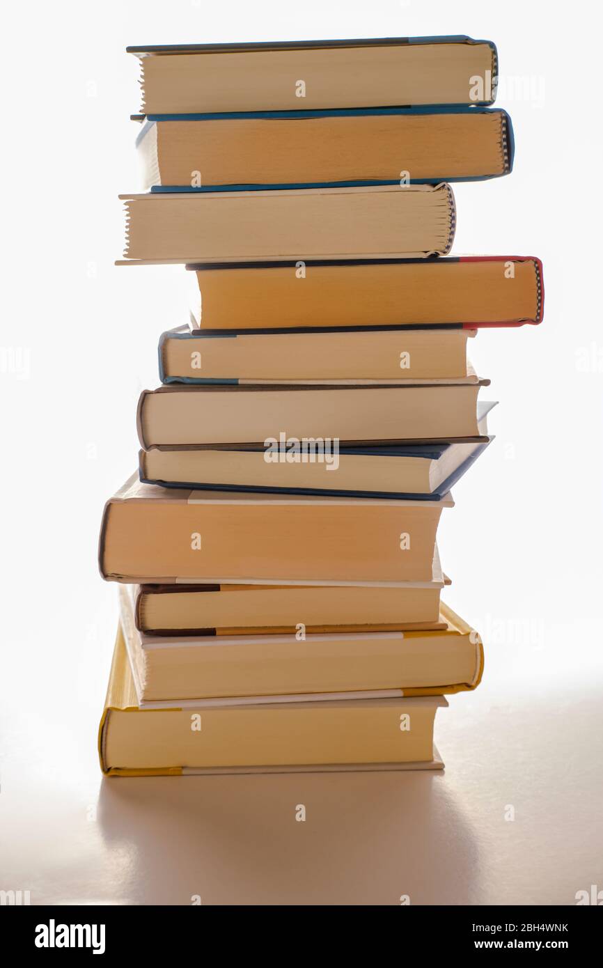 Stapel von Büchern Stockfoto