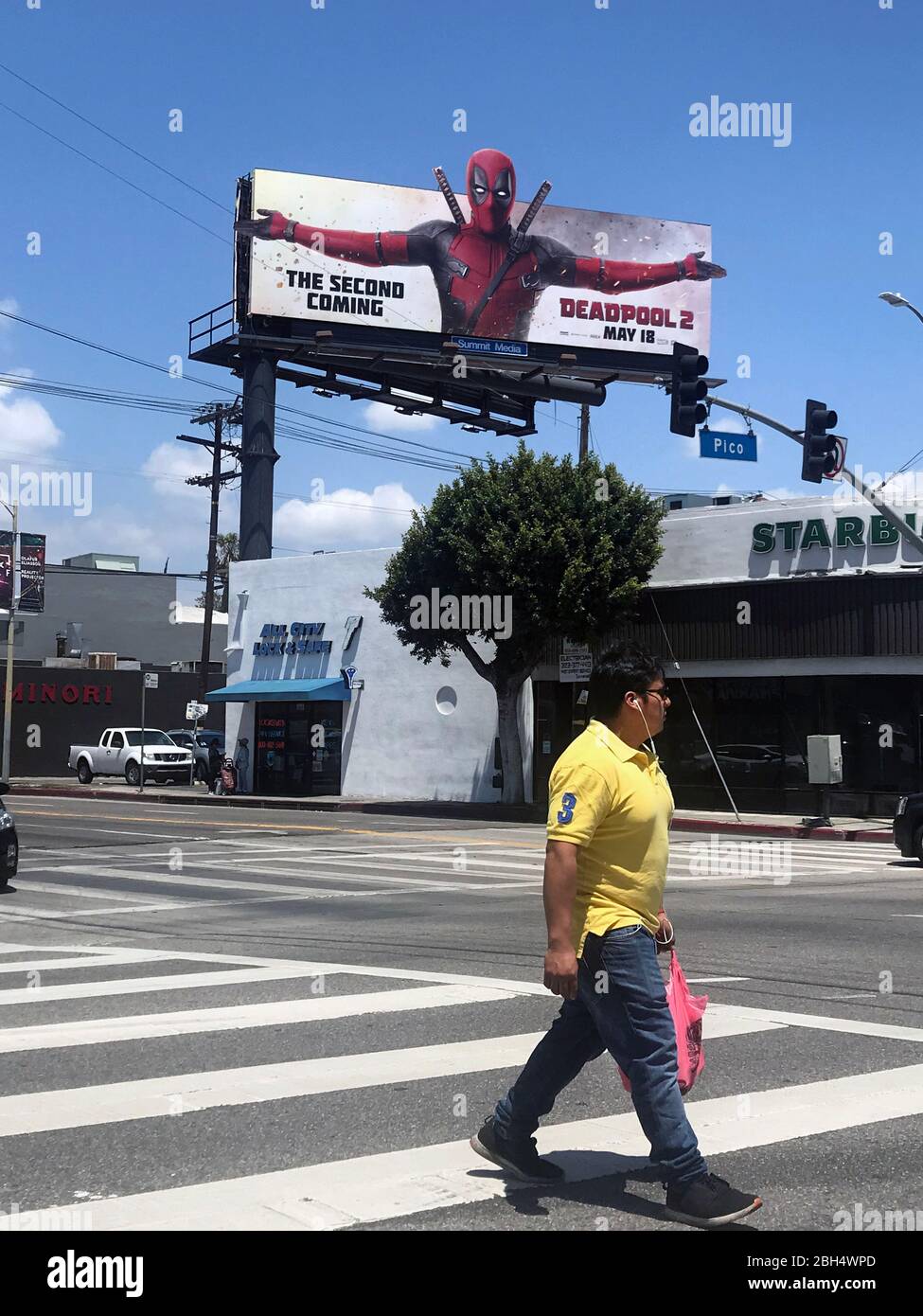 Deadpool 2 Film-Werbetafel in Los Angeles, CA Stockfoto