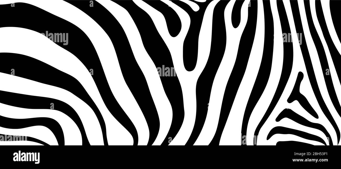 Nahtlose abstrakte Vektor-Hintergrund-Design auf der Grundlage der afrikanischen Tierwelt Tier Textur Muster Zebra gestreiften Print-Stil Stock Vektor