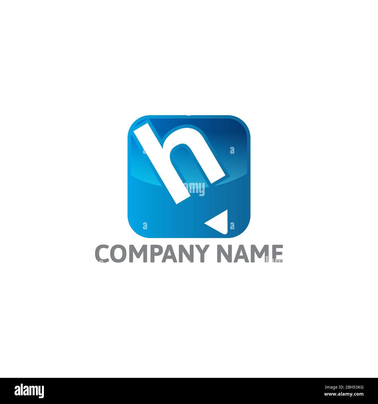 Buchstabe H logo Icon Design template Elemente Stock Vektor