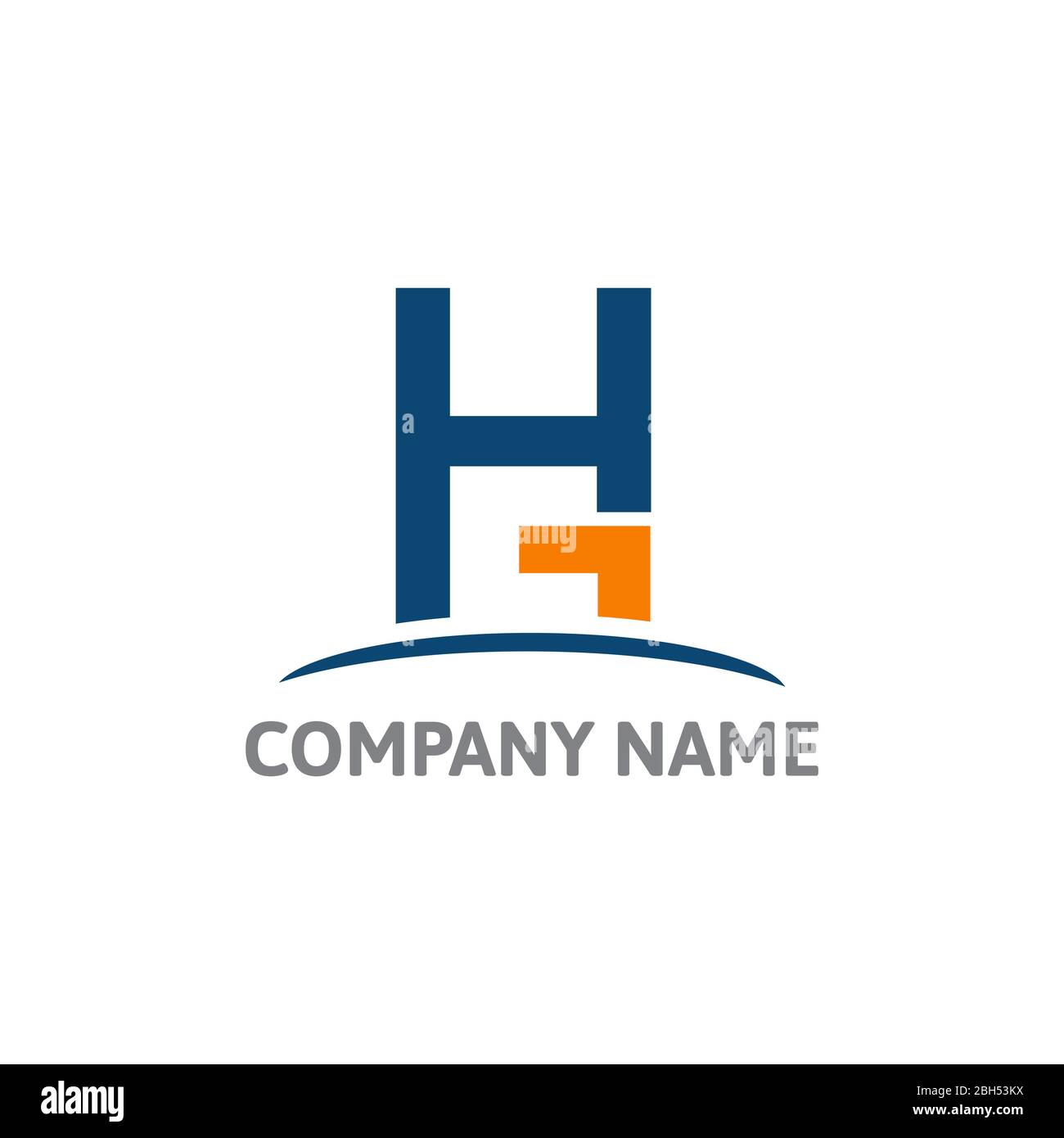 Buchstabe H logo Icon Design template Elemente Stock Vektor