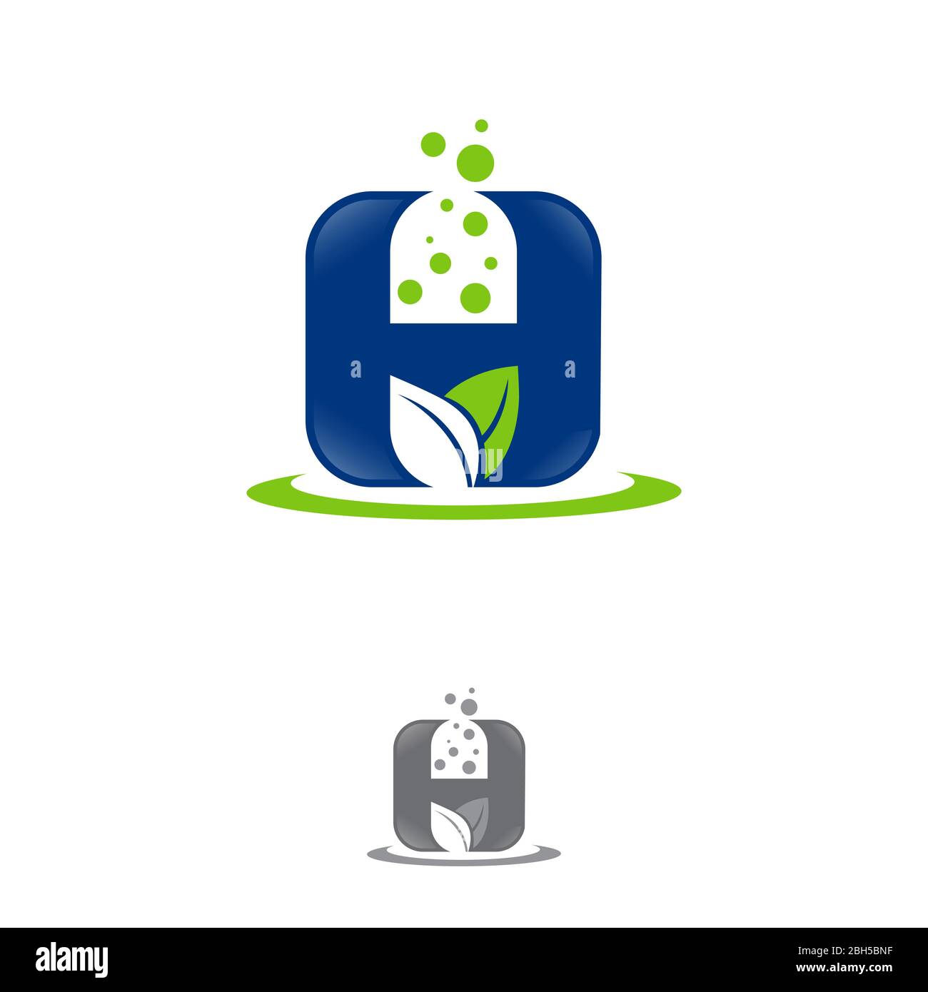 Buchstabe H logo Icon Design template Elemente Stock Vektor