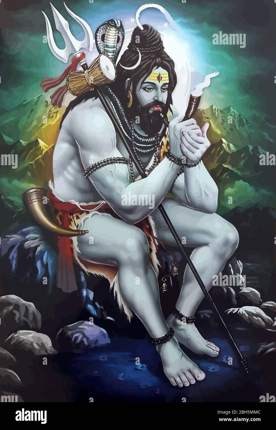 hinduismus spirituelle Illustration heilige Religion Stockfoto