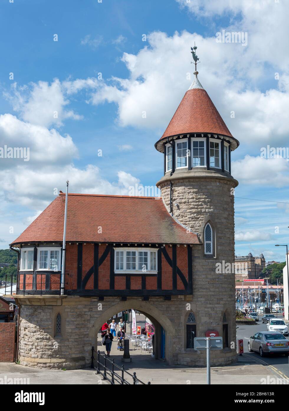 Das South toll House am Marine Drive in Scarbrough, North Yorkshire Stockfoto