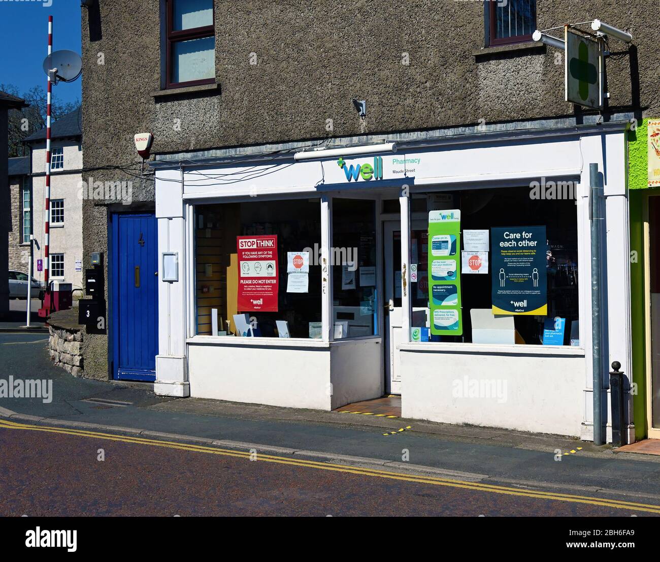 Gut Apotheke. Maude Street, Kendal, Cumbria, England, Großbritannien, Europa. Stockfoto