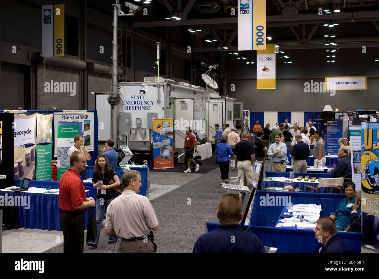 Austin, TX 13. Mai 2009: Texas Commission on Environmental Quality (TCEQ) Messe am Mittwoch im Austin Convention Center. Stockfoto