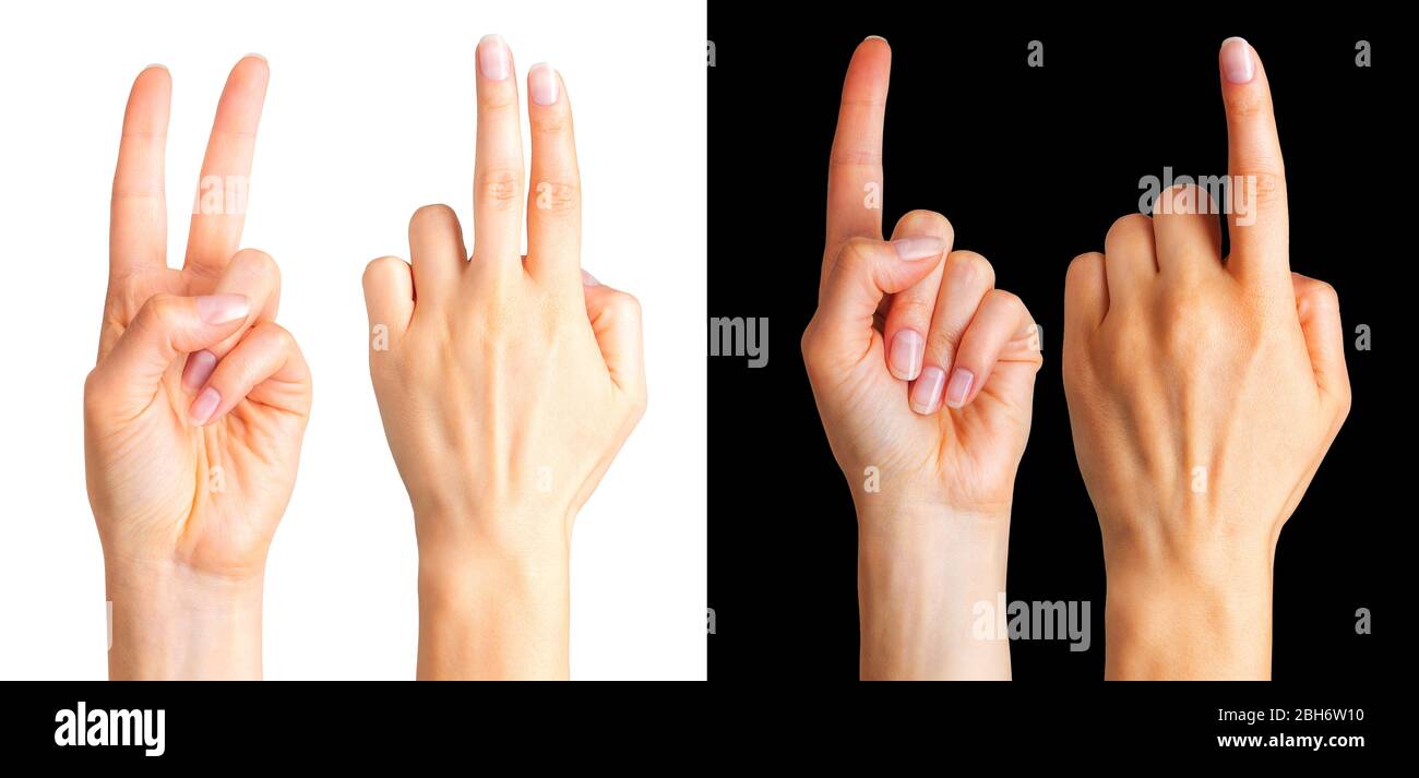 Peace Sign Hand Showing Two Stockfotos Und Bilder Kaufen Seite 3 Alamy