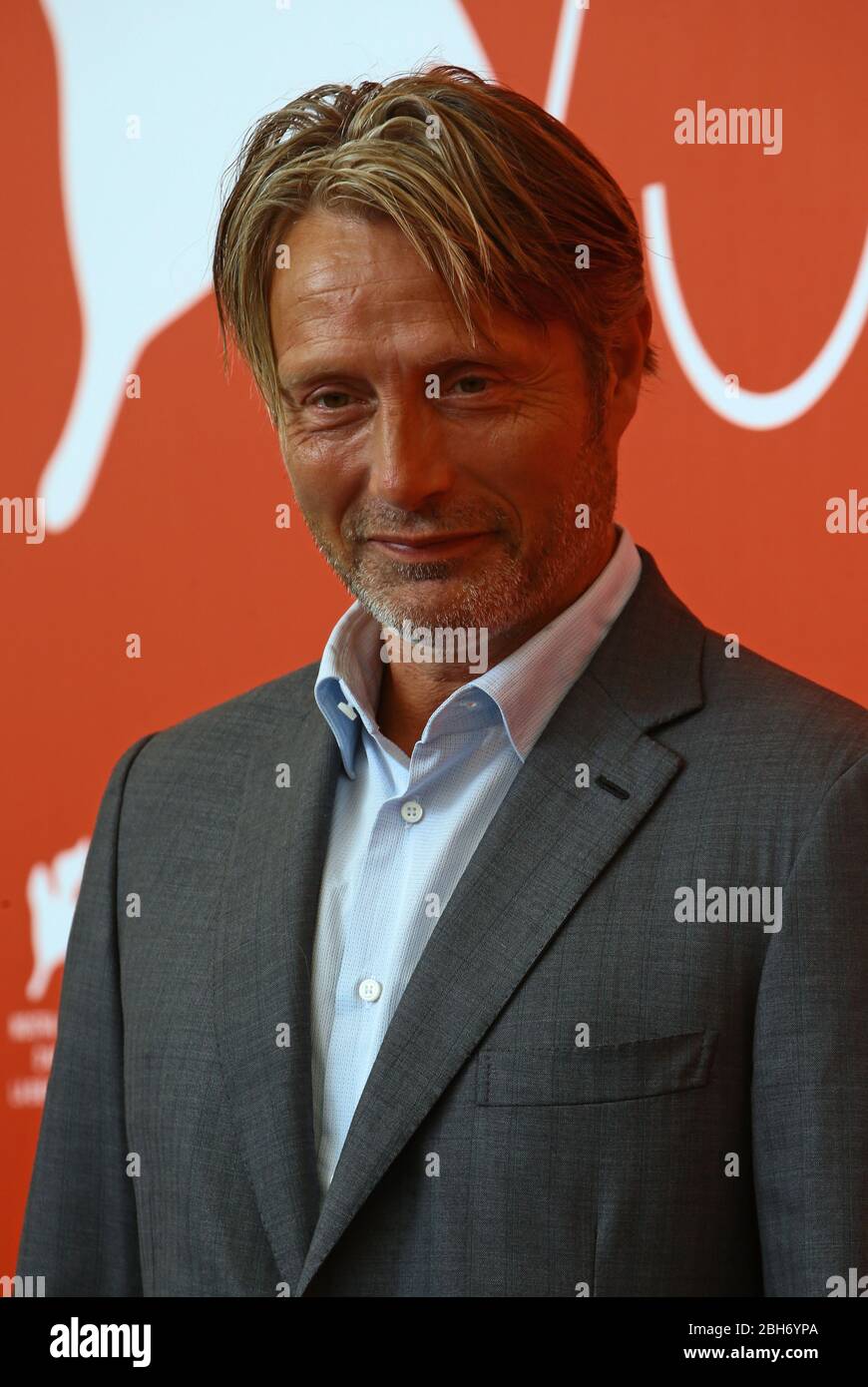 VENEDIG, ITALIEN - SEPTEMBER 03: Mads Mikkelsen nimmt am 3. September 2018 am Tor der Ewigkeit an der Fotoschau während des 75. Filmfestivals in Venedig Teil Stockfoto